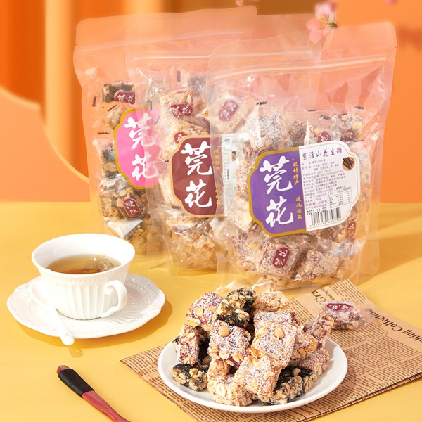 莞花椰丝姜软糖花生糖 420g