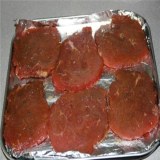 盘烤生牛肉