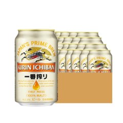 日本KIRIN/麒麟啤酒一番榨系列330ml*24罐...